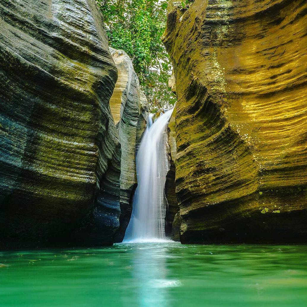 Air Terjun Luweng Sampang Tugu Wisata