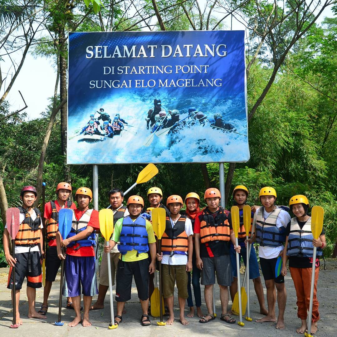 rafting sungai elo magelang tugu wisata