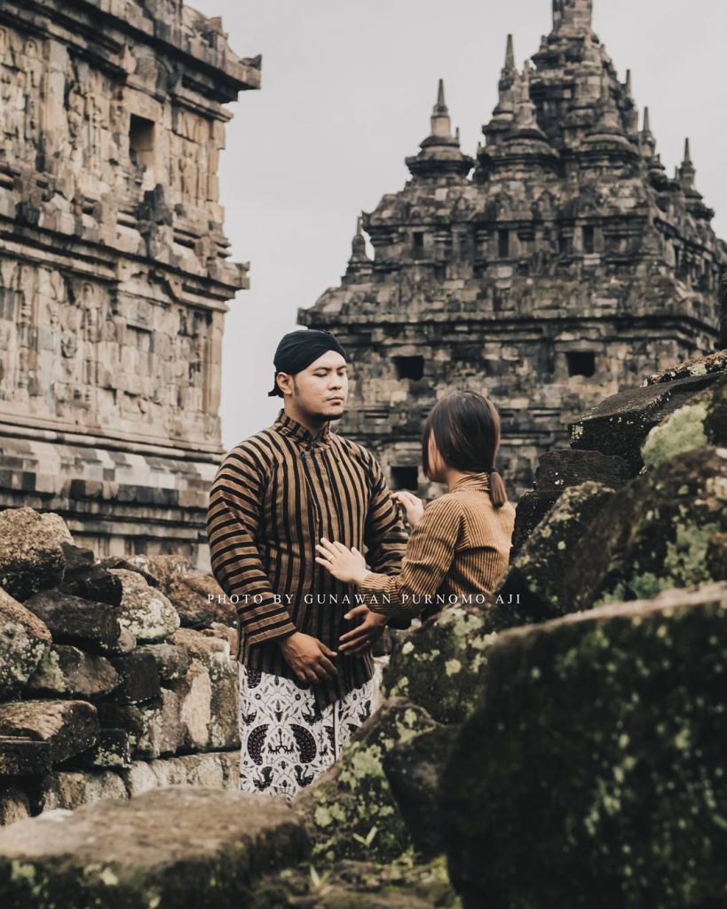 spot prewedding di candi plaosan