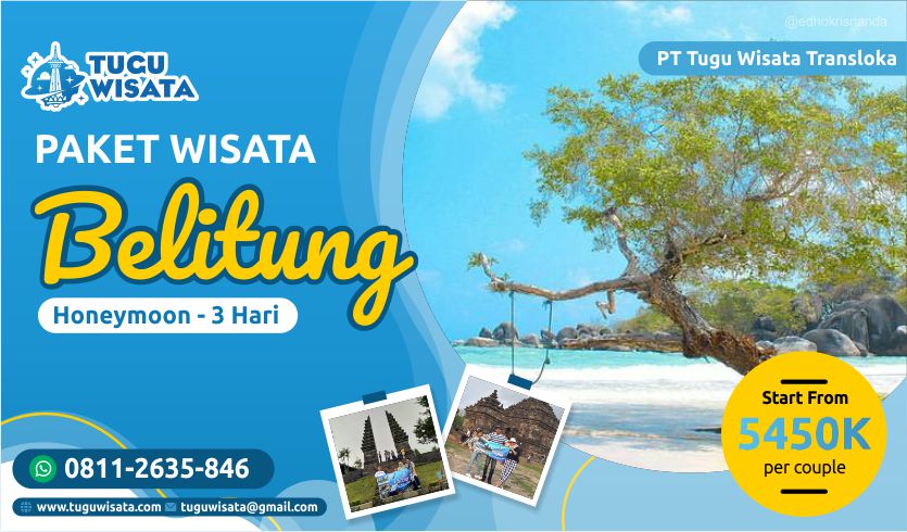 Paket Tour Belitung Honeymoon 3 Hari