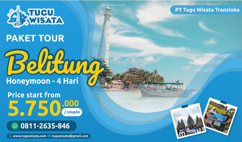 paket tour belitung 4 hari 3 malam