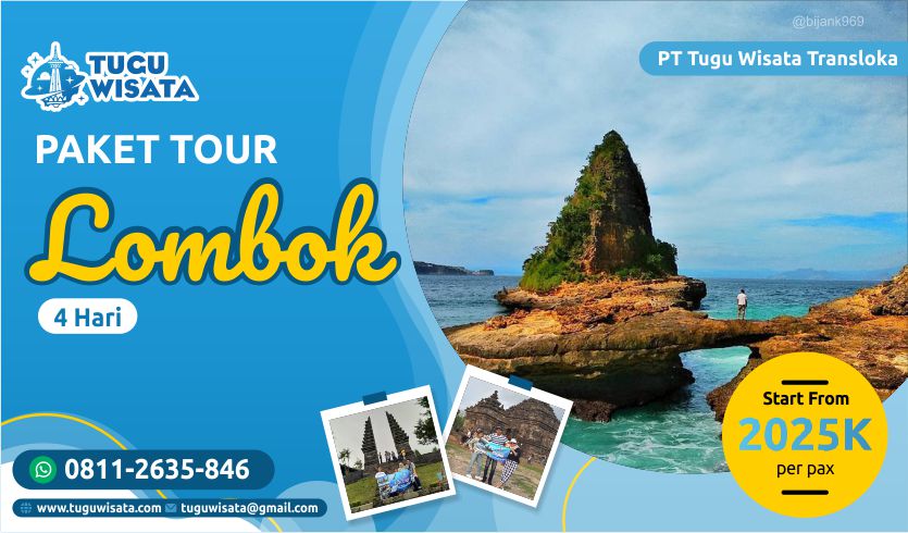 Paket Tour Lombok 4 Hari