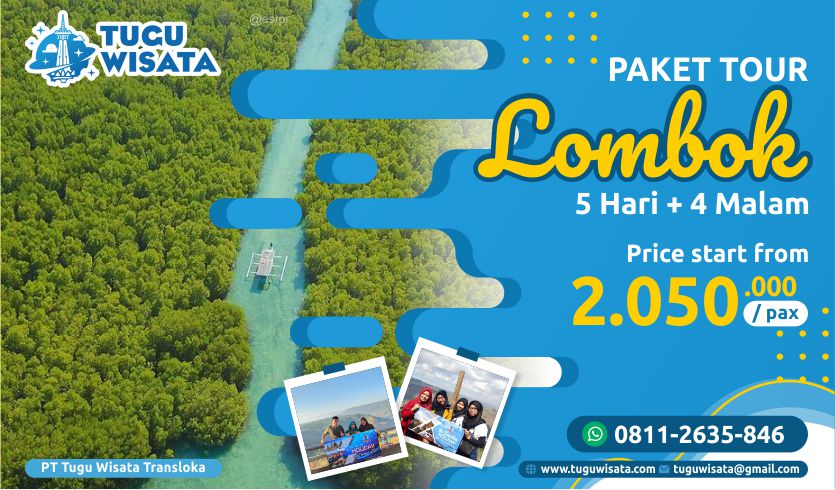 Paket Tour Lombok 5 Hari 4 Malam