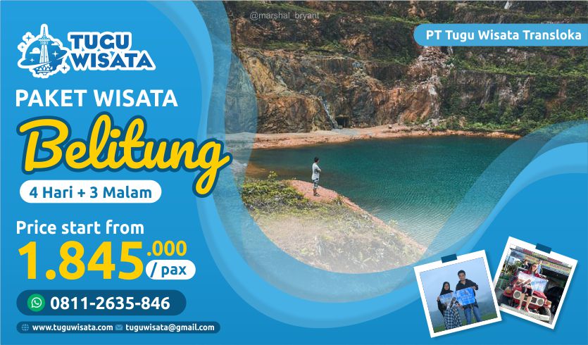 Paket Wisata Belitung Tour 4 Hari 3 Malam   