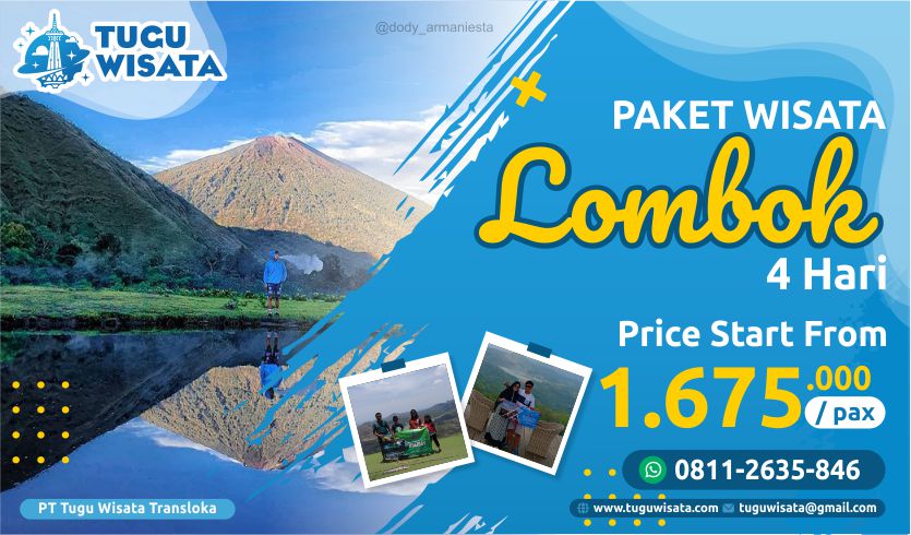 Paket Wisata Lombok 4 Hari