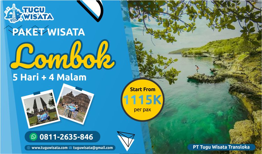 Paket Wisata Lombok 5 Hari 4 Malam