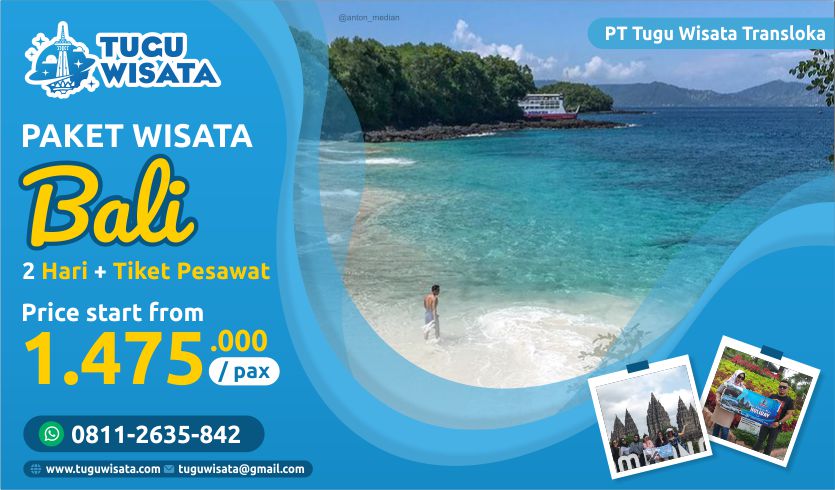 Paket Wisata Bali 2 Hari Tiket Pesawat Tugu Wisata