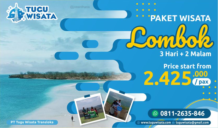 biaya tour travel ke lombok