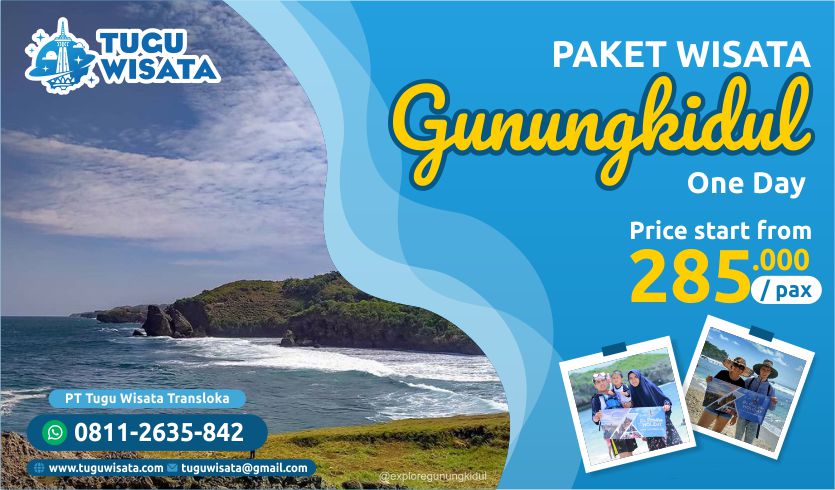 paket wisata jogja gunung kidul 1 hari