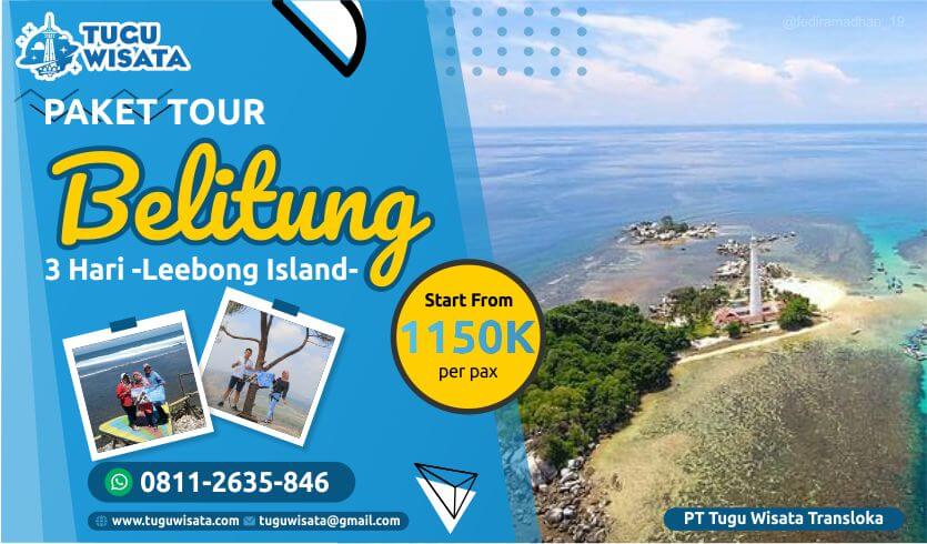 Paket Tour Belitung 3 Hari Leebong Island