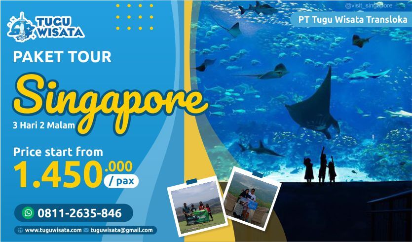 paket tour singapore 3 hari 2 malam 2022