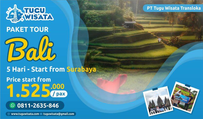 Paket Wisata Surabaya Bali 5 Hari