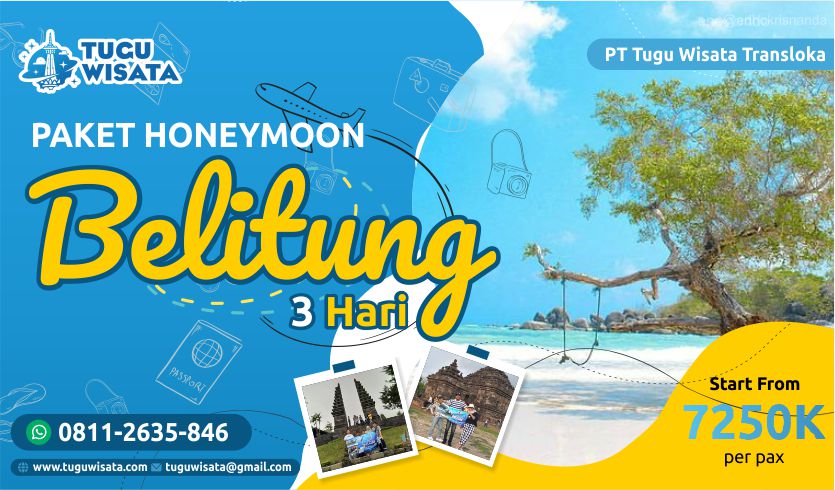 Paket Honeymoon Belitung 3 Hari