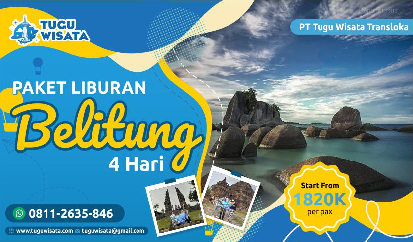 Paket Liburan Belitung 4 Hari