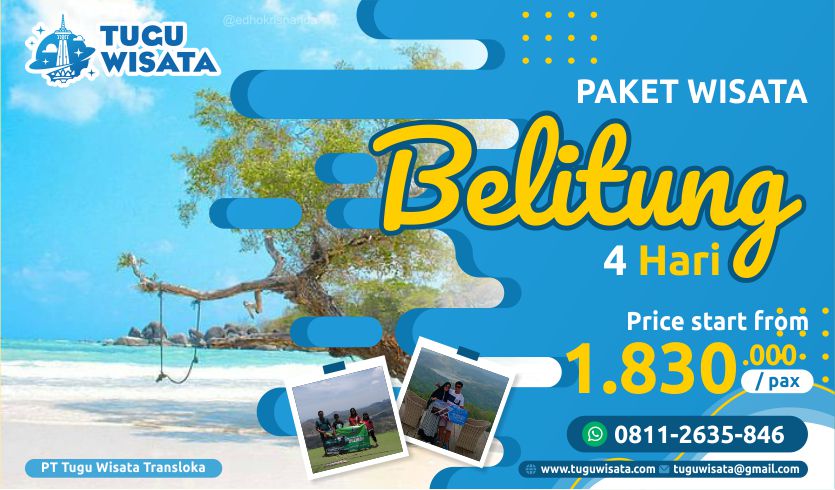 Paket Tour Belitung 4 Hari
