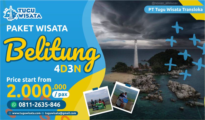 paket wisata belitung 4d3n