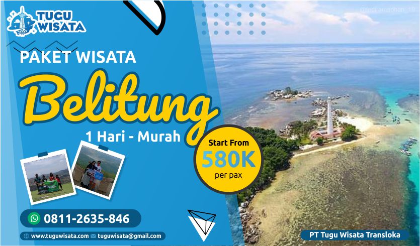 Paket Wisata Murah Belitung 1 Hari