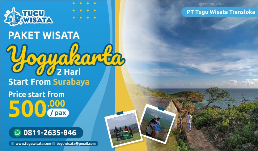 Paket Wisata Surabaya Jogja 2 Hari